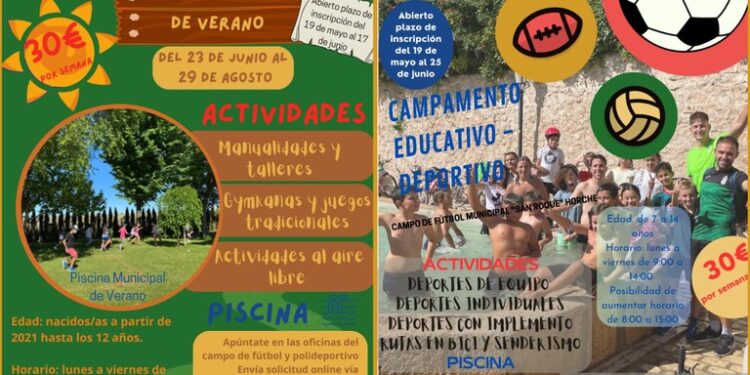 Horche abre el plazo para los campamentos de verano