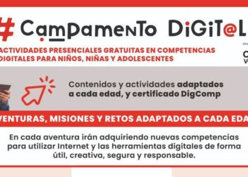 Abierta la inscripción en el Campamento Digital para niños y niñas de 9 a 13 años