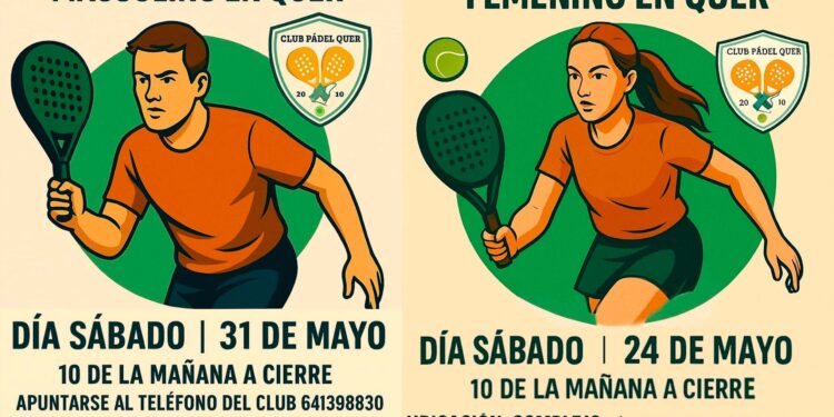 El Polideportivo La Dehesa acoge el Torneo de Pádel de Quer