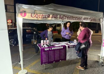 «Punto contra Agresiones Sexuales» en la Feria Chica