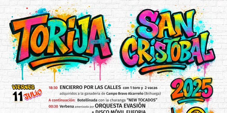 Torija celebra San Cristóbal del 11 al 13 de julio