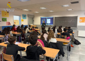 La Guardia Civil de Guadalajara realiza 788  actividades en centros educativos de la  provincia