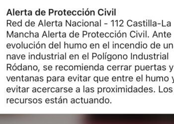 Alarma en Azuqueca por un incendio