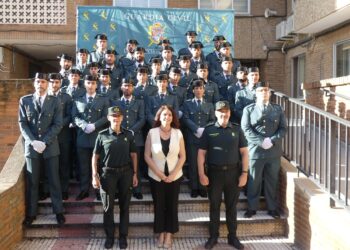 31 guardias civiles en prácticas se incorporan a la Comandancia de Guadalajara