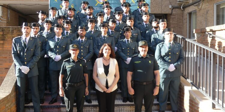 31 guardias civiles en prácticas se incorporan a la Comandancia de Guadalajara