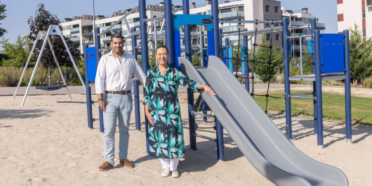 Nueva área infantil de juegos en Guadalajara