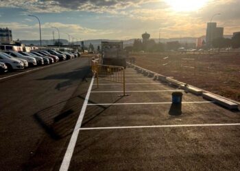El Ayuntamiento ha mejorado la seguridad del nuevo aparcamiento del Polígono del Henares
