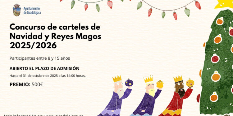 Abierto el concurso para el cartel de navidad en Guadalajara
