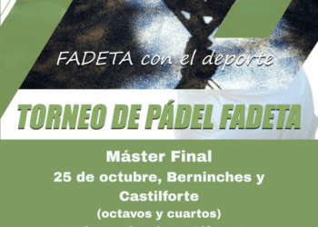 Ya hay fecha para el Máster Final del Torneo de Pádel de FADETA