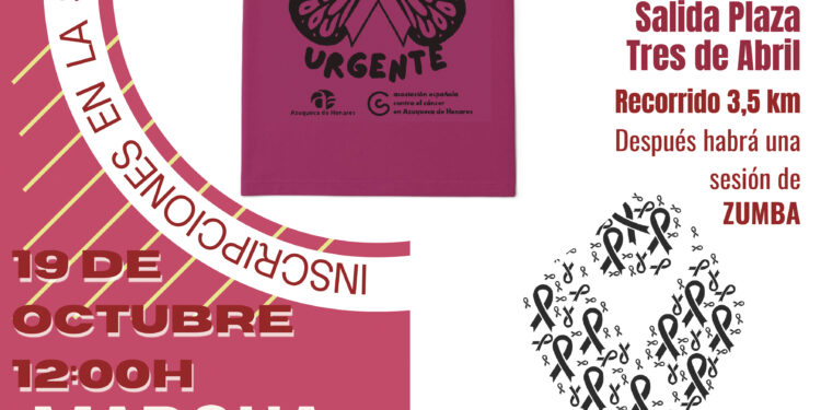 La Marcha contra el Cáncer en Azuqueca se celebrará este domingo