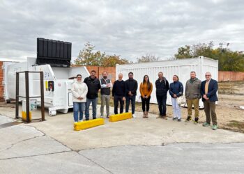 Nueva compactadora de cartón en Azuqueca