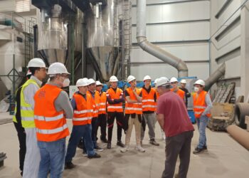 Alumnos del IES Luis de Lucena visitan la Red de Calor de Guadalajara